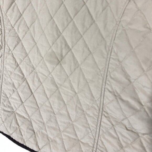 Vintage Banff Beige Quilted Zip Front Vest L - Picture 11 of 13